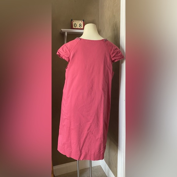 Merona Pink Sleeveless 100% Cotton Round Neck Dress Women’s Size XL - Picture 4 of 14